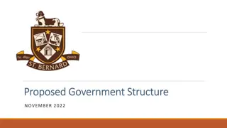 Proposed Government Structure and Challenges for Better Governance
