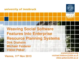 Integrating Social Software Features into ERP Systems for Enhanced Productivity