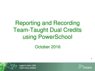 Optimizing Dual Credit Reporting and Recording in PowerSchool for Education Success