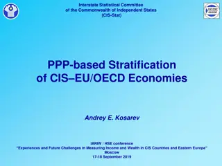 PPP-based Stratification of CIS EU/OECD Economies