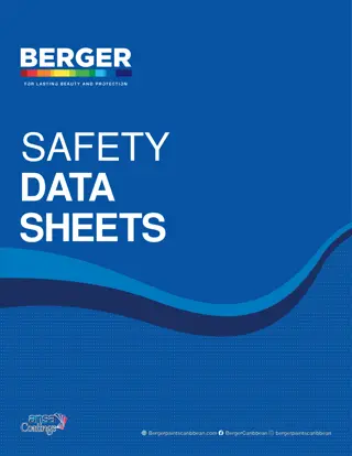 Safety Data Sheets for Berger Concrete Primer P115729