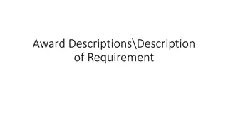 Guide to Writing Award Descriptions in Plain English for Federal Procurements
