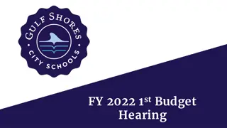 Gulf Shores City Schools - Budget Hearing and Personnel Information