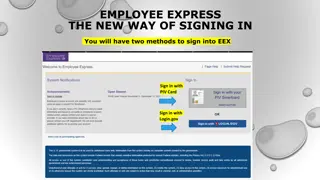 Effortless Sign-in Process for Employee Express with Two Methods