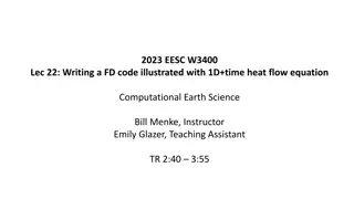 Illustrated Guide to Writing a Finite Difference Code for Heat Equation
