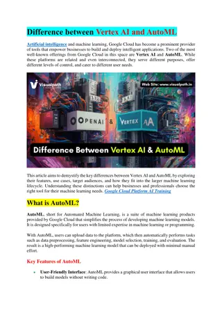 Best Google Cloud AI Course Online - GCP AI Online Training
