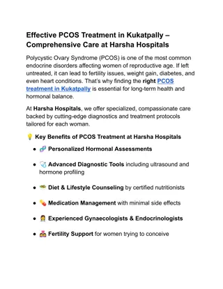 Effective PCOS Treatment in Kukatpally – Comprehensive Care at Harsha Hospitals