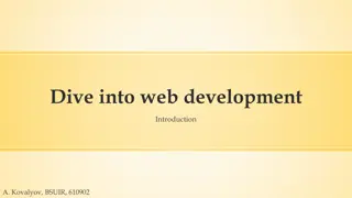Dive into Web Development Basics and Frameworks