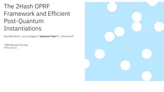 Efficient Post-Quantum Instantiations of OPRF Framework