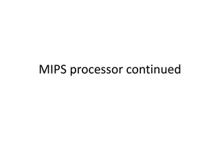 Understanding MIPS Processor Operations for Efficient Functionality