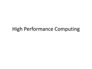 Understanding High Performance Computing and NUMA Architectures