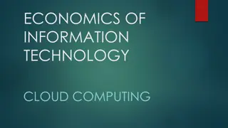 Understanding Cloud Computing: Economics, Benefits, and Examples
