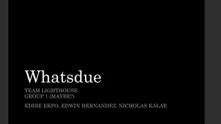 Simplify Student Life with WhatsDue Application