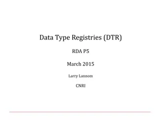 Understanding Data Types and Registries for Effective Data Sharing