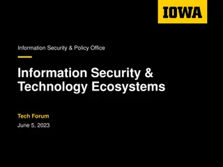 Advanced Technology Ecosystems and Security Evolution
