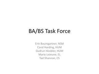 Crafting BA/BS Pathways and Requirements for Student Success