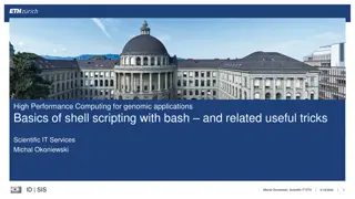 Shell Scripting for Genomic Computing: Basics and Tricks