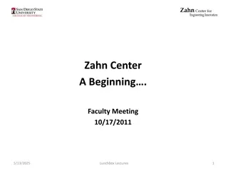 Innovative Business Incubator at Zahn Center - San Diego State University
