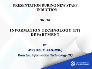 Information Technology Department Overview and Mandate in Kenya