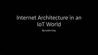 Exploring IoT Network Infrastructure and Solutions