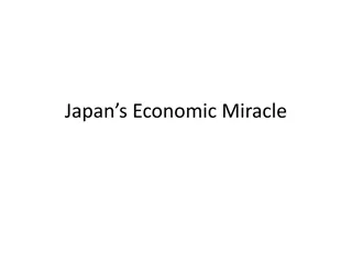 Unveiling Japan's Economic Miracle through History