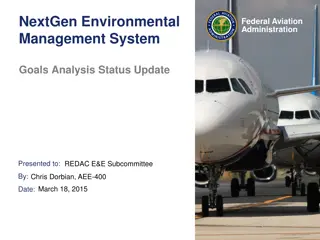 Aviation Environmental Management System Goals and Progress