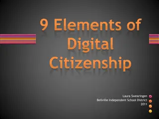 Digital Citizenship: Understanding the 9 Elements and ISTE Standards