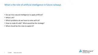Future Railways and Artificial Intelligence: Enhancing Efficiency and Safety
