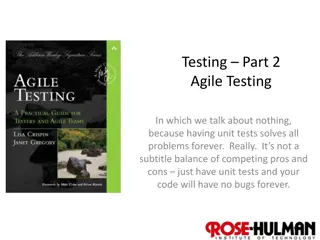 Understanding Agile Testing: Benefits of Unit Tests and Scrum Practices