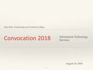New River Community and Technical College Information Technology Updates