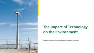 Impact of Technology on the Environment: Understanding and Addressing the Environmental Footprint