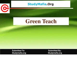 Exploring Green Technology for Sustainable Future