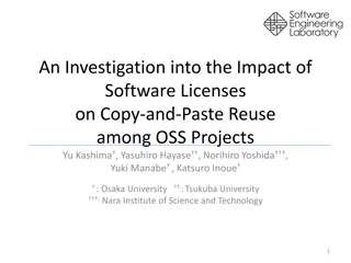 Impact of Software Licenses on Copy-and-Paste Reuse among OSS Projects