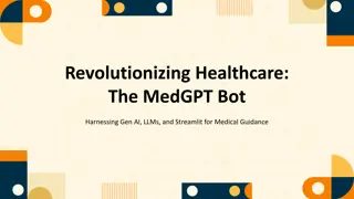 MedGPT Bot: Transforming Healthcare with Gen AI & Streamlit