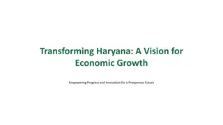 Haryana's Economic Vision: Growth, Progress, and Innovation