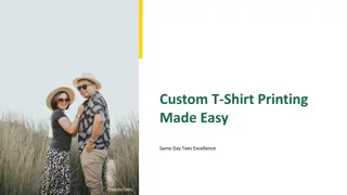 Custom T-Shirt Printing Solutions for Every Occasion