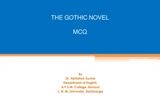 Exploring the World of Gothic Fiction through MCQs