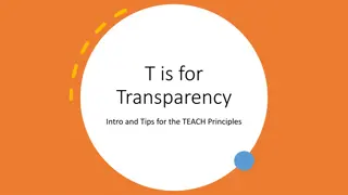 Unlocking Transparent Teaching Strategies for College Students