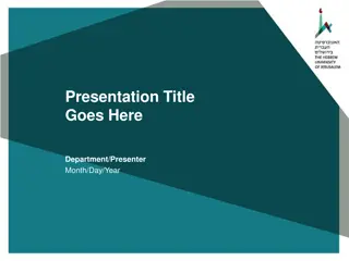 Optimizing Presentations: Layouts, Colors, and Content Tips