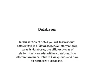 Understanding Databases for Efficient Information Management