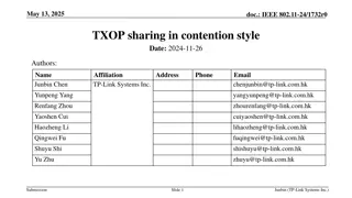Enhancing TXOP Sharing in IEEE 802.11 Networks