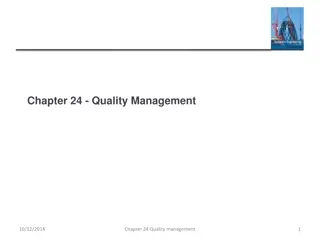 Software Quality Management and Agile Development