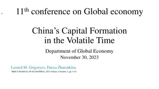 Understanding China's Capital Formation and Growth Trends