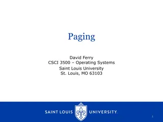 Understanding Paging in Operating Systems