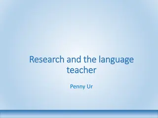 Teaching Profession and Research-Based Knowledge