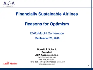 Optimism for Financially Sustainable Airlines