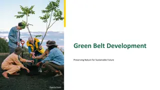 Green Belt Development for a Sustainable Future