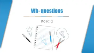 Mastering Wh-Questions: Form, Usage, and Examples
