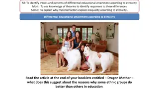 Understanding Trends in Differential Educational Attainment by Ethnicity