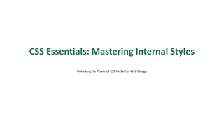 Unlocking the Power of CSS: Mastering Internal Styles for Better Web Design